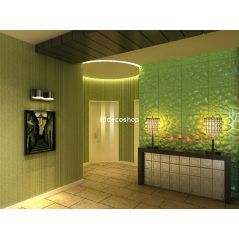 Damla Taş 3D Bambu Duvar Paneli