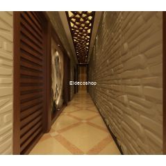 Eldeco Kesme Taş 3D Bambu Duvar Paneli