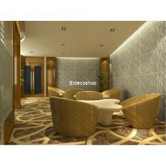 Wave Bambu 3D Duvar Paneli