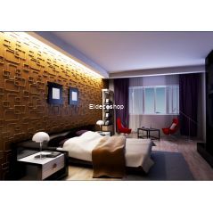 Frames 3D Bambu Duvar Paneli