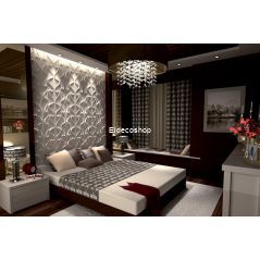 Hat Bambu 3D Duvar Paneli