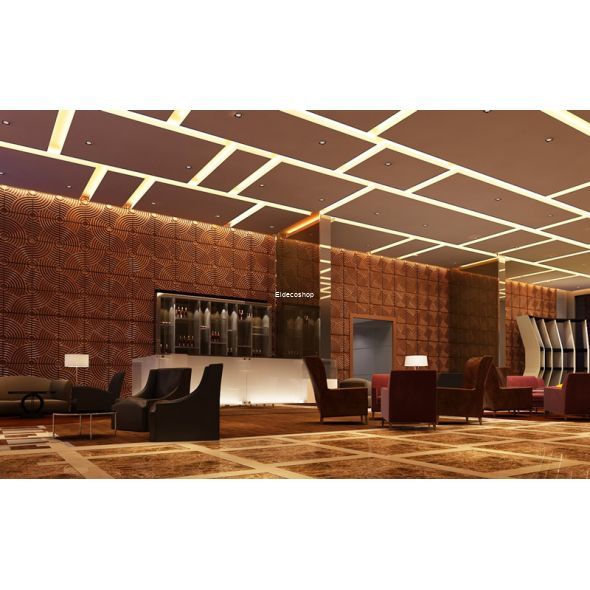 Hitit 3D Bambu Duvar Paneli